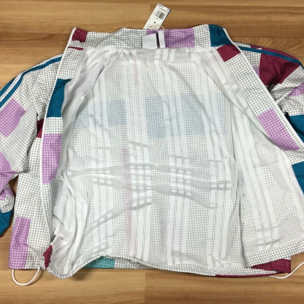 Adidas Mens Originals Retro Grid Block Wind Jacket - Picture 7 of 7